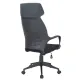 Кресло руководителя PREMIUM Galaxy EX-519, ткань, черное/терракотовое. Фото товара с разных ракурсов.