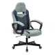 Кресло игровое геймерское Бюрократ VIKING 6 KNIGHT BL FABRIC синий крестовина металл. Фото товара с разных ракурсов.