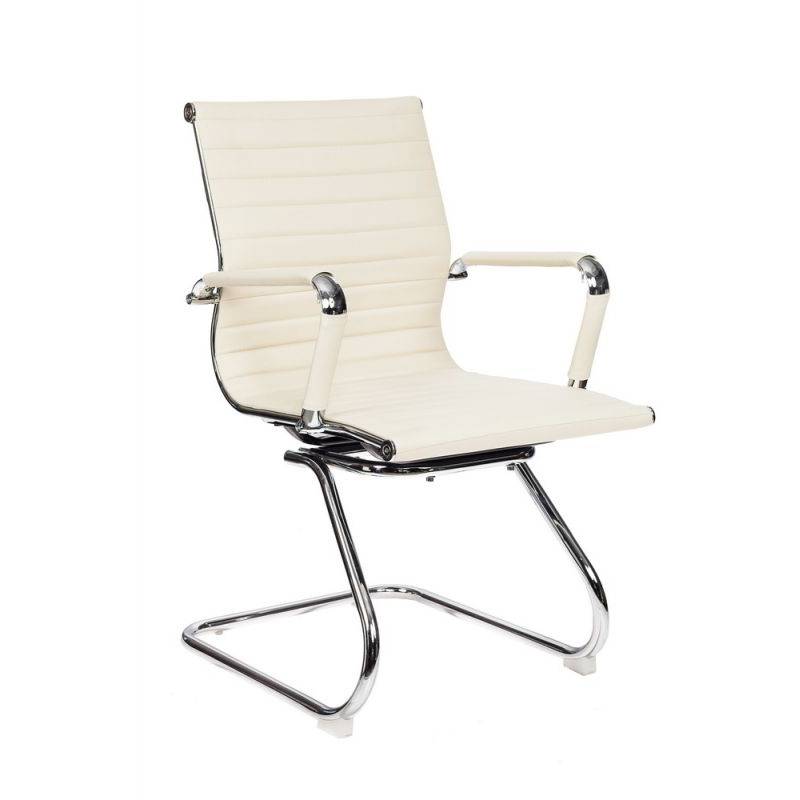 Кресло Бюрократ CH-883-LOW-V/IVORY низкая спинка слоновая кость искусственная кожа главное фото