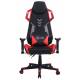 Кресло игровое Cactus CS-CHR-090BLR черный/красный эко.кожа/сетка крестов. нейлон. Фото товара с разных ракурсов.